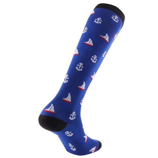 Yachts and Anchors Compression Socks