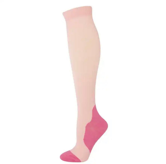 Light Pink Compression Socks