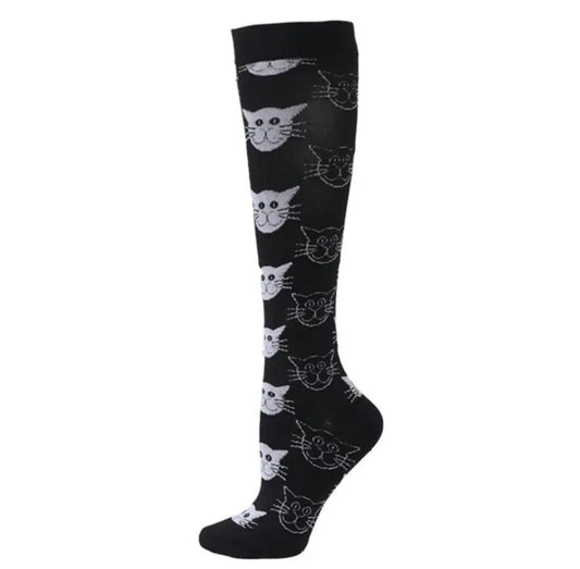 Kitty Compression Socks