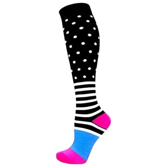 Polka dot and Stripes Compression Socks