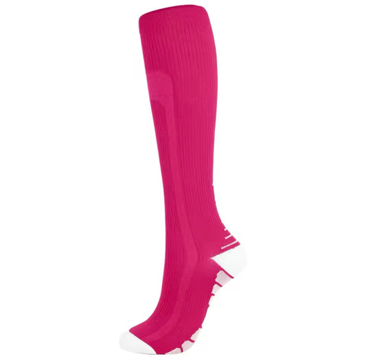 Athletic Series Deep Pink Compression Socks
