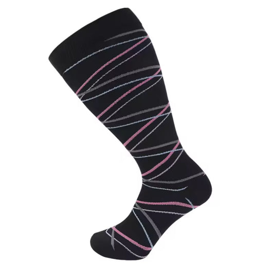 Sweet Twirl Plus Compression Socks