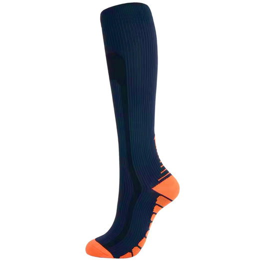 Athletic Series Navy Compression Socks