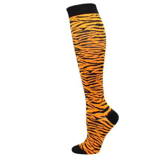 Tiger Print Compression Socks