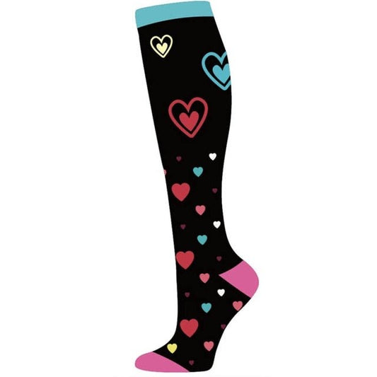 Floating Hearts Compression Socks