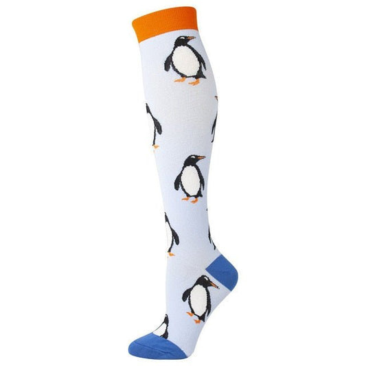 Cute Penguin Compression Socks