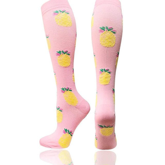 Cute Pineapple Compression Socks