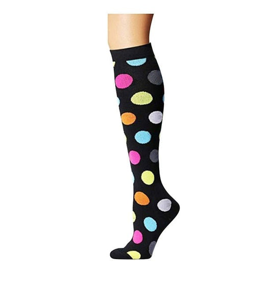 Fun Polka Dot Compression Socks