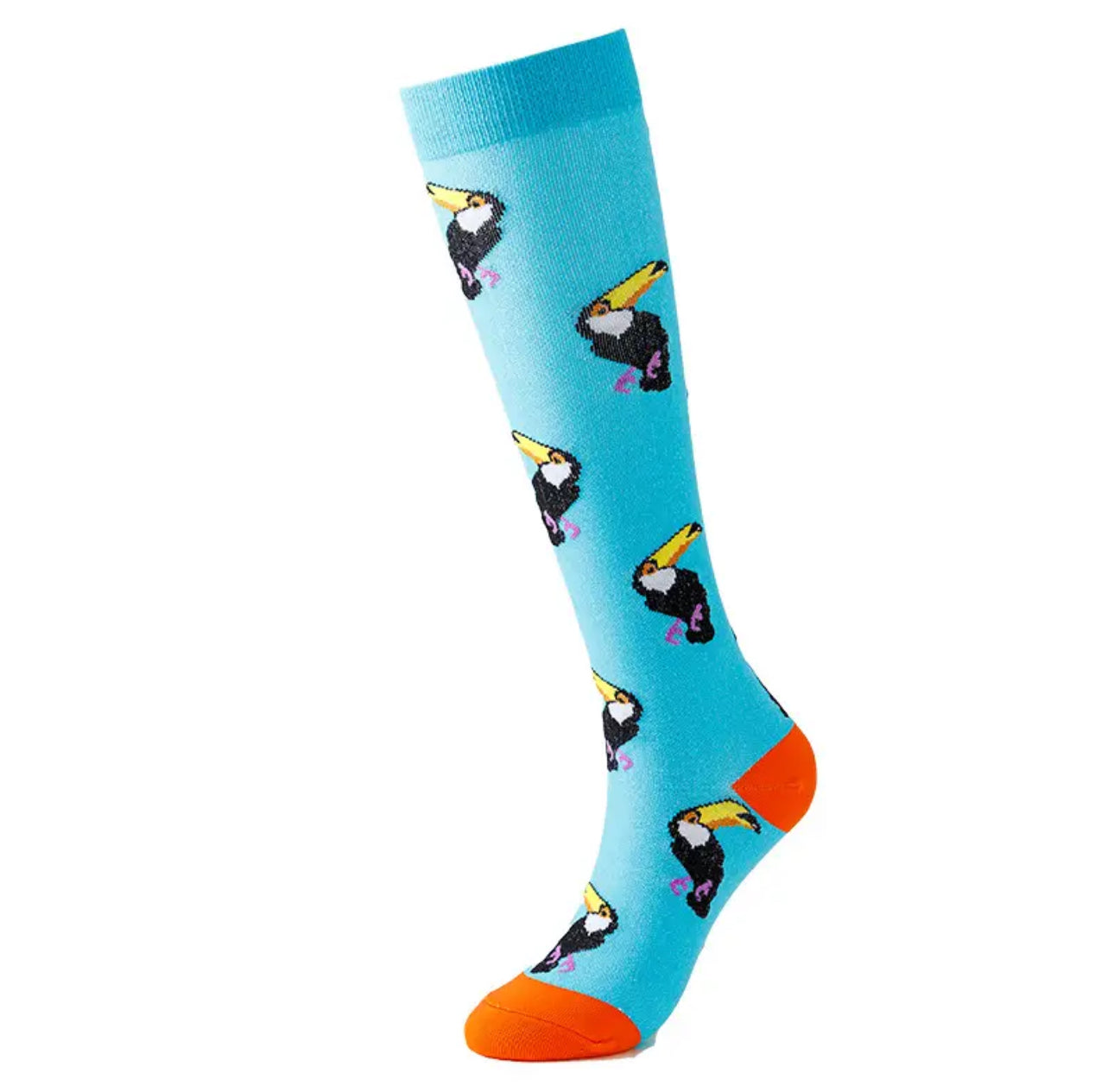 Cute Toucan Compression Socks